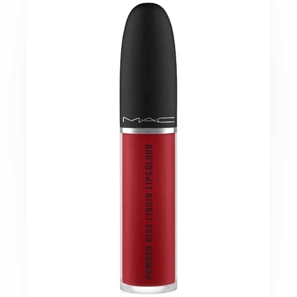 MAC Powder Kiss Liquid Lipcolour – Sweetie 995 Berry Red